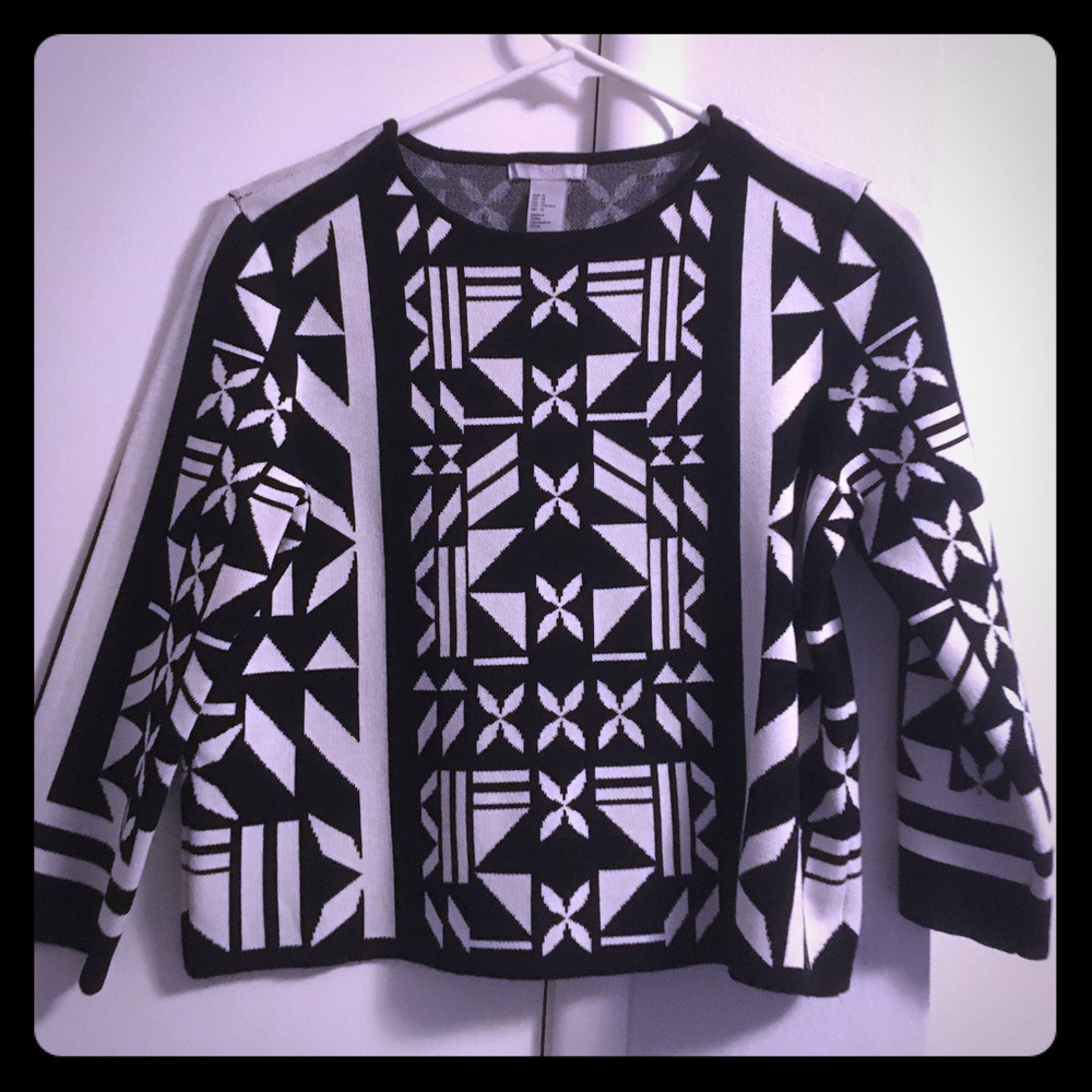 Never been worn 3/4 sleeve crop top from H&M